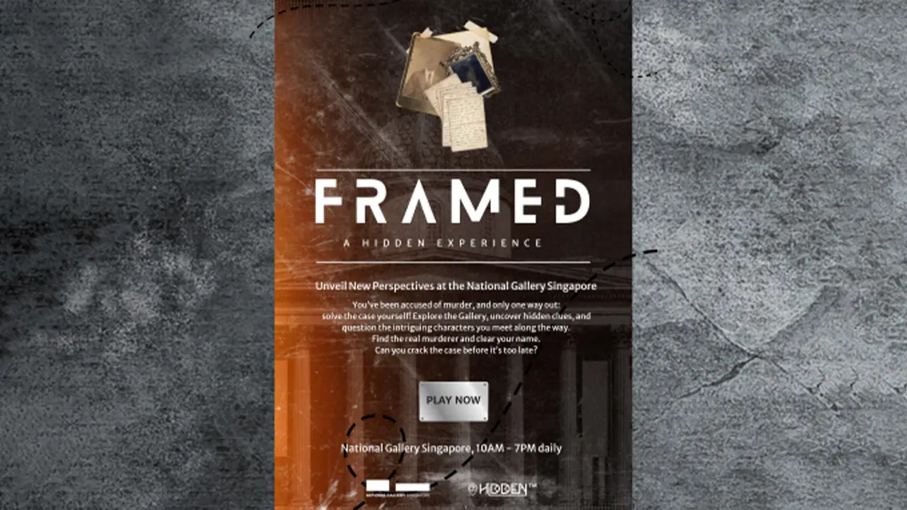 FRAMED: A Murder Mystery in National Gallery Singapore