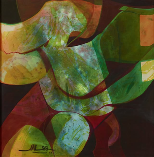 Selamat Hari Raya Aidiladha! 🕌🌙✨ Celebrate with mesmerising art from Jaafar Latiff, acclaimed Singaporean artist known for his innovation in the medium of batik. May this festive season bring joy, peace, and inspiration to all! 💚 Jaafar Latiff. “Batik 9 - 87/88”. 1988. Batik, 85 x 85cm. Collection of National Gallery Singapore. © Jaafar Latiff family.