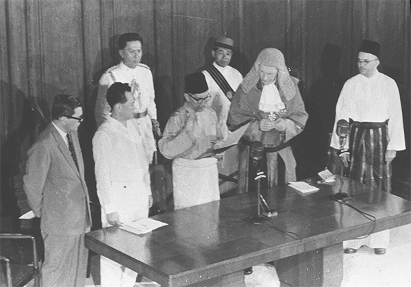 Inauguration of Singapore’s Head of State, Yusof Ishak