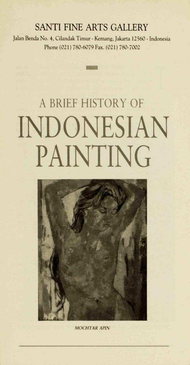 A Brief history of Indonesian painting