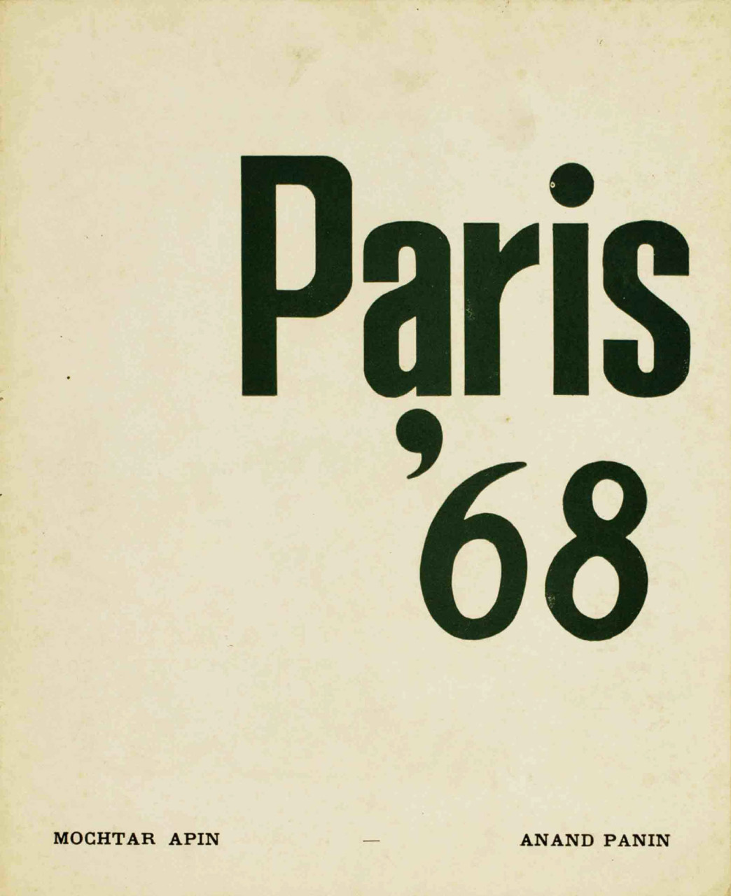 Paris' 68 : exhibition of modern paintings