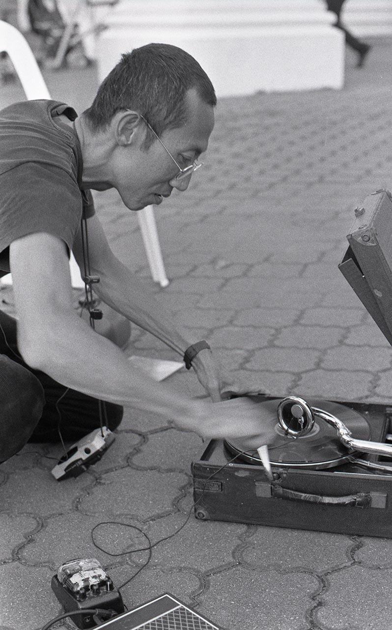 Photographic documentation of Artists Investigating Monuments