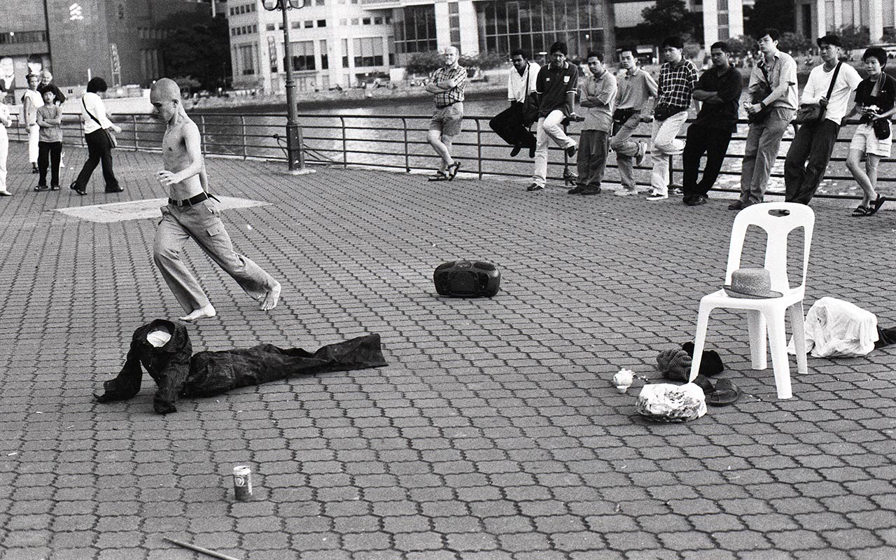 Photographic documentation of Artists Investigating Monuments