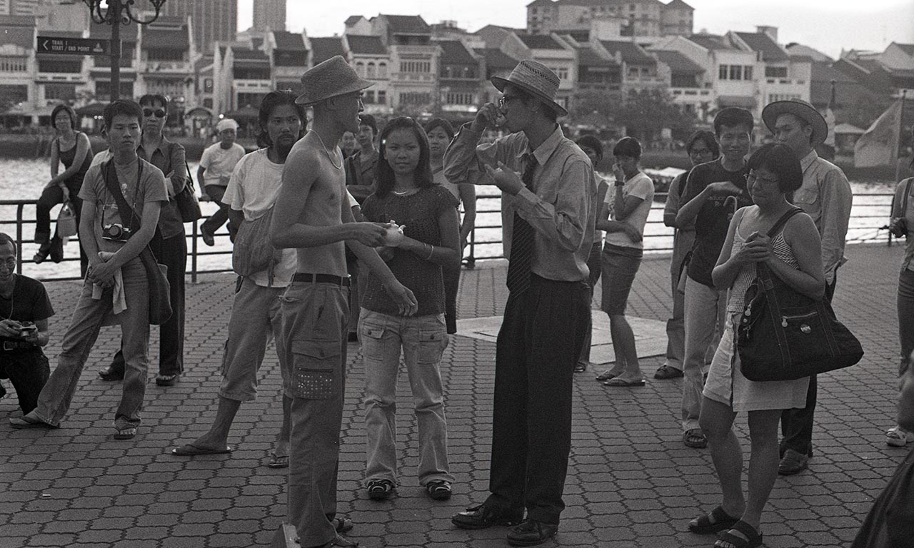 Photographic documentation of Artists Investigating Monuments