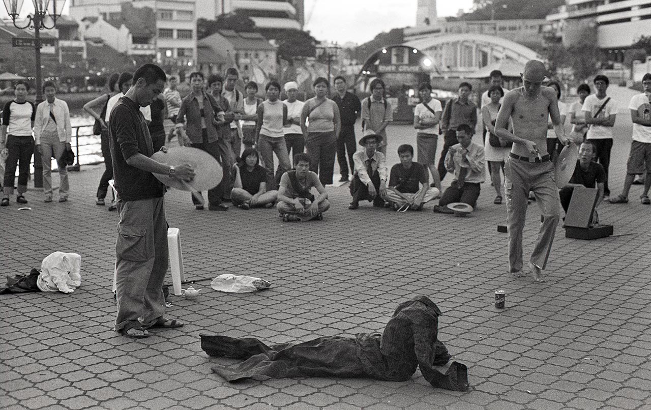 Photographic documentation of Artists Investigating Monuments