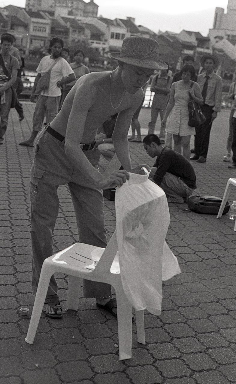 Photographic documentation of Artists Investigating Monuments