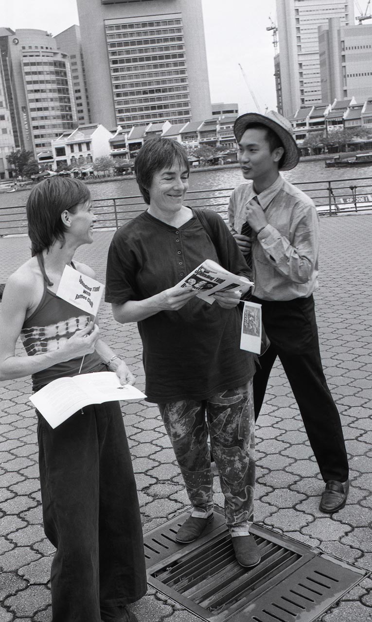 Photographic documentation of Artists Investigating Monuments