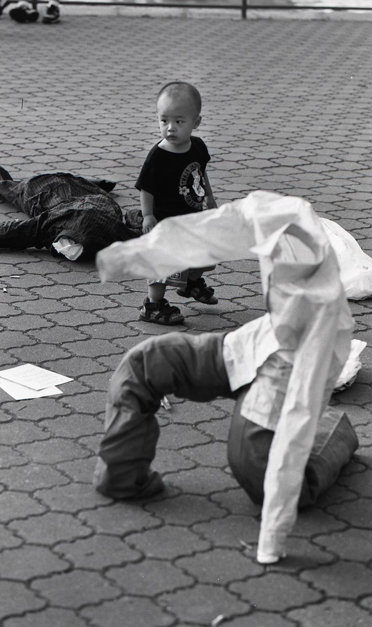 Photographic documentation of Artists Investigating Monuments