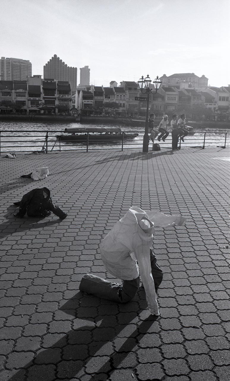 Photographic documentation of Artists Investigating Monuments