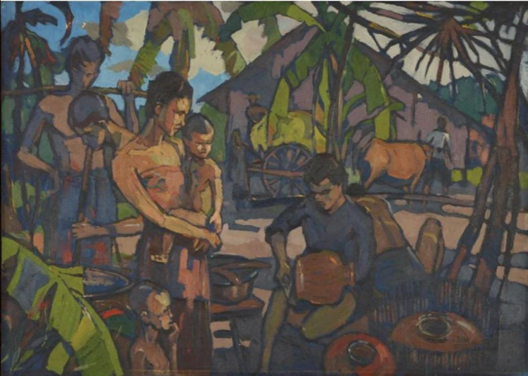 Nhek Dim’s <i>Village Scene</i>: History, Tropical Abundance, and Tragedy 