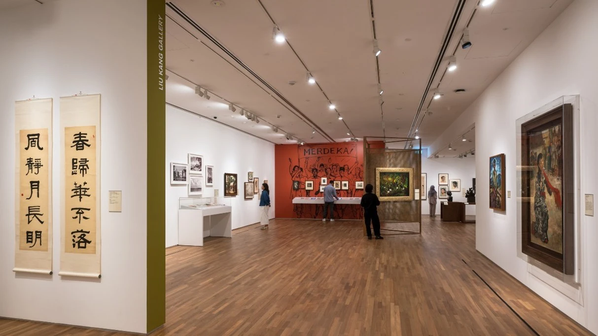 Installation view, Singapore Stories: Pathways and Detours of Art, National Gallery Singapore, 2024