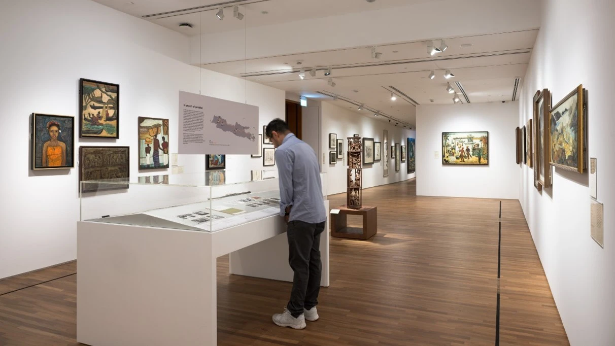 Installation view, Singapore Stories: Pathways and Detours of Art, National Gallery Singapore, 2024