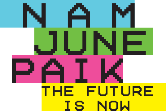 Nam June Paik's The Future Is Now Logo