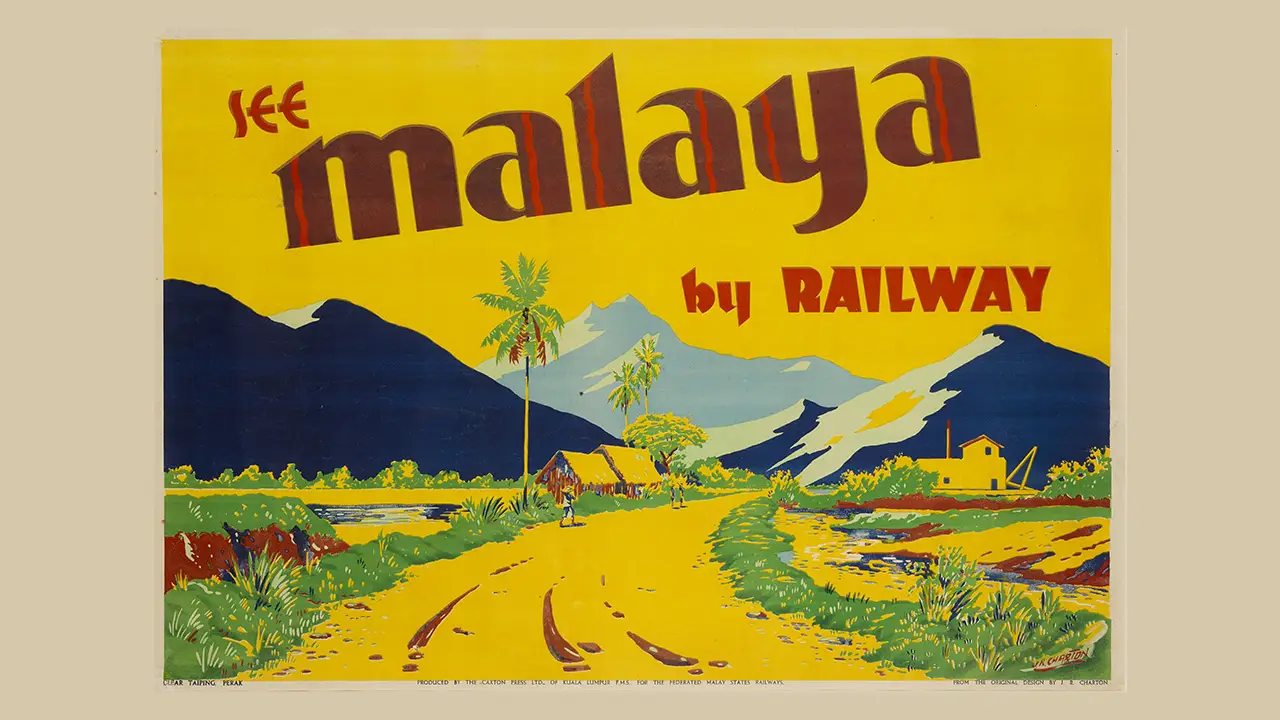 ‘See Malaya by Railway’ poster (Taiping, Perak)